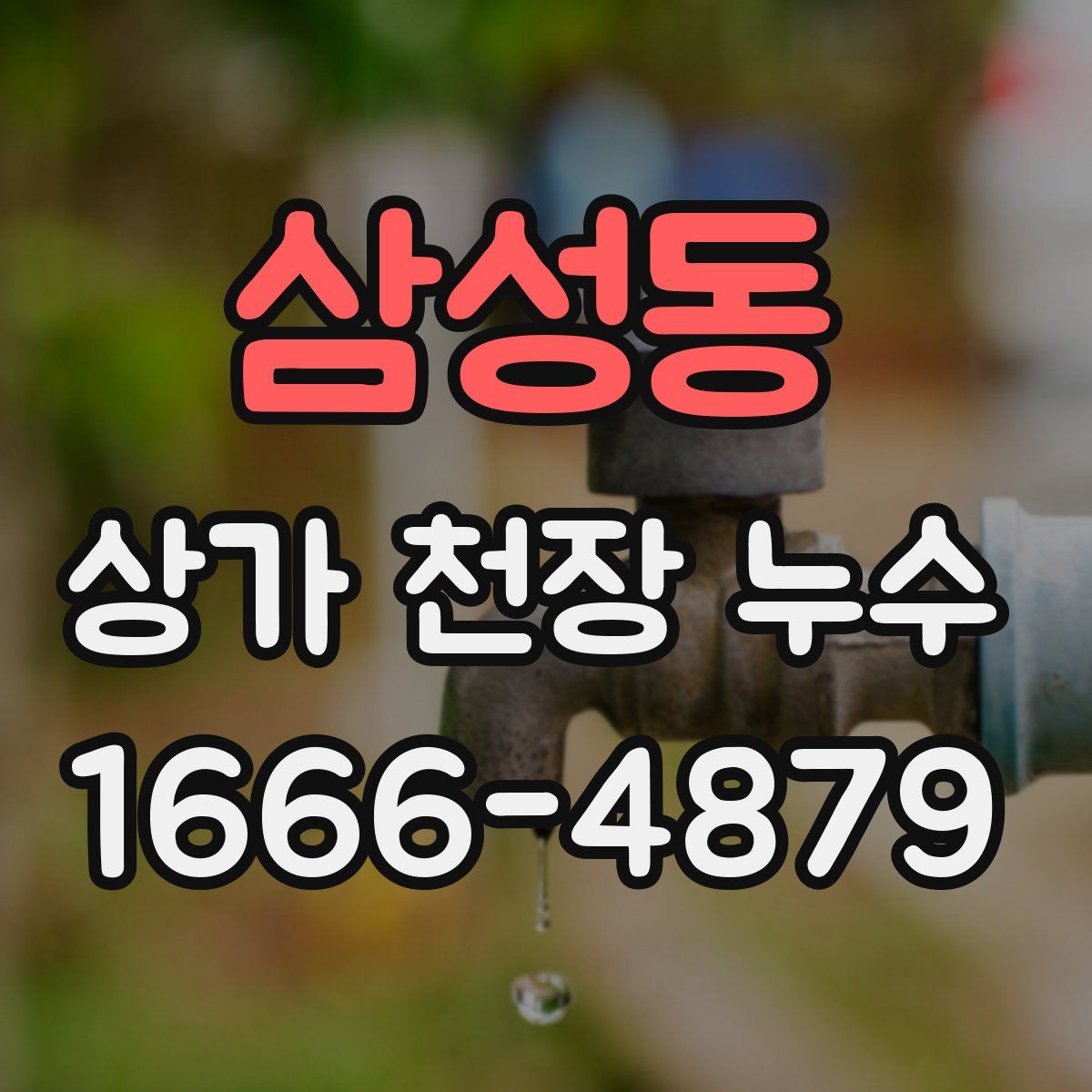 삼성동 상가 천장 누수