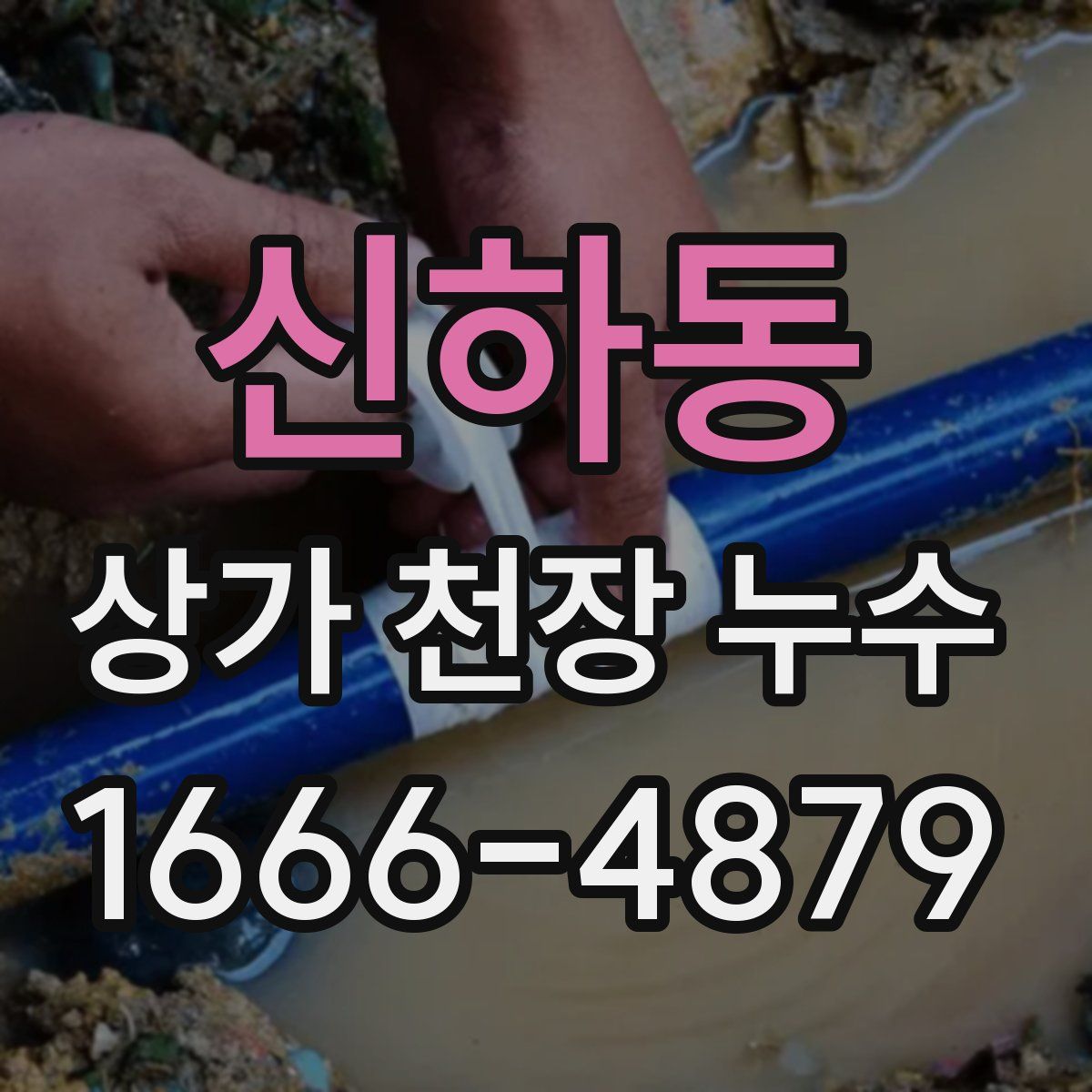 신하동 상가 천장 누수