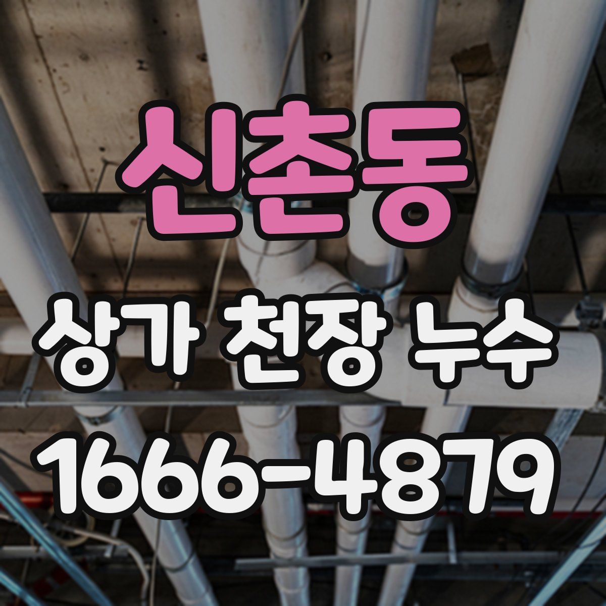 신촌동 상가 천장 누수
