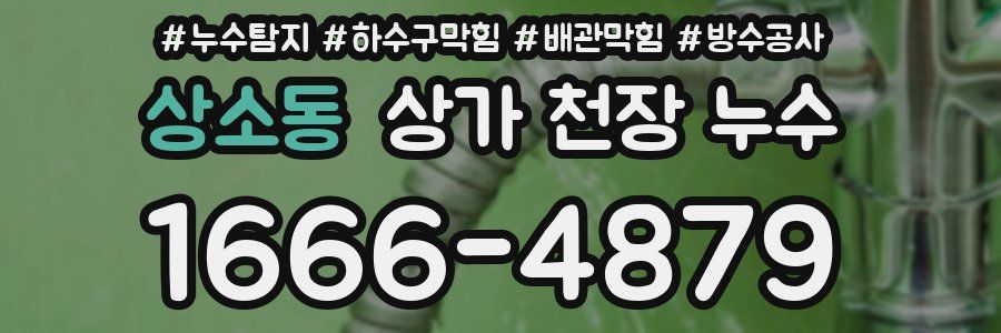 상소동 상가 천장 누수
