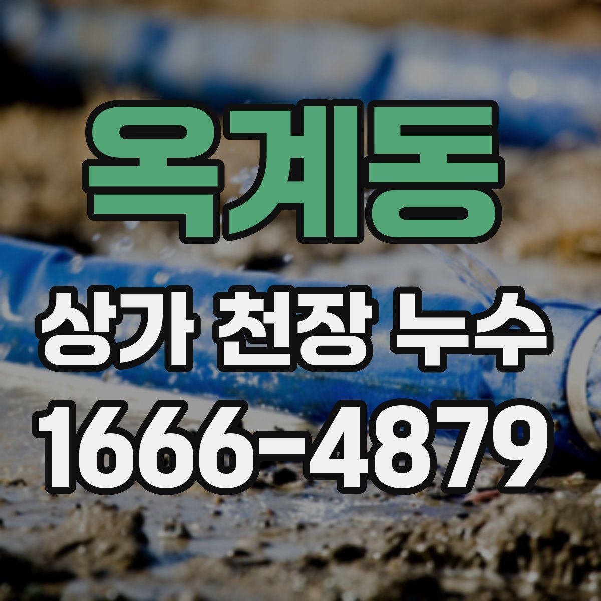 옥계동 상가 천장 누수