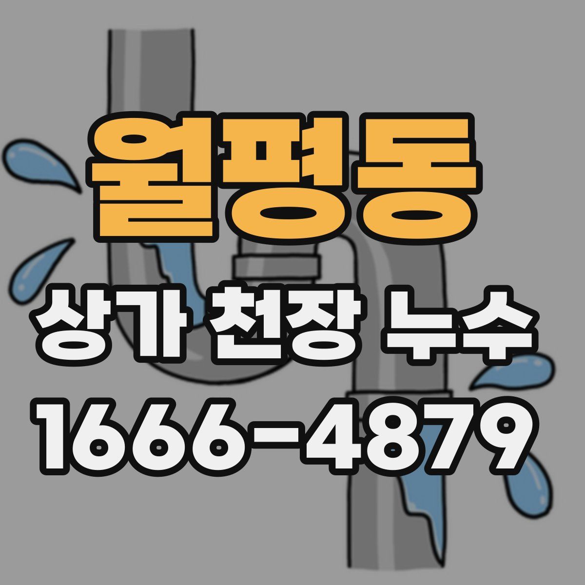 월평동 상가 천장 누수