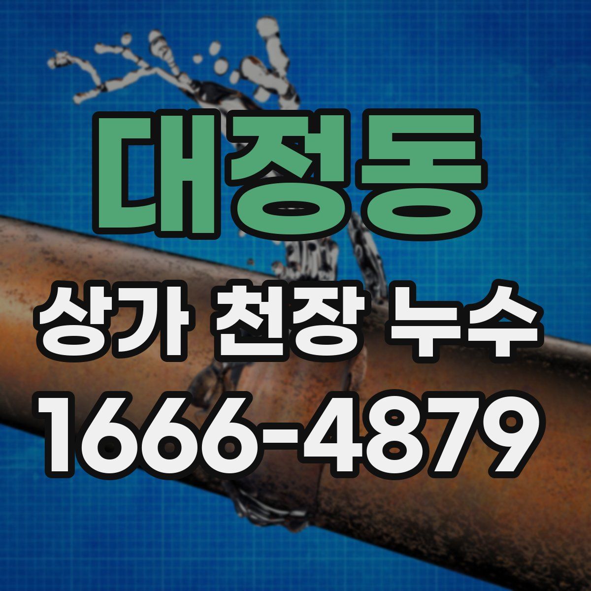 대정동 상가 천장 누수