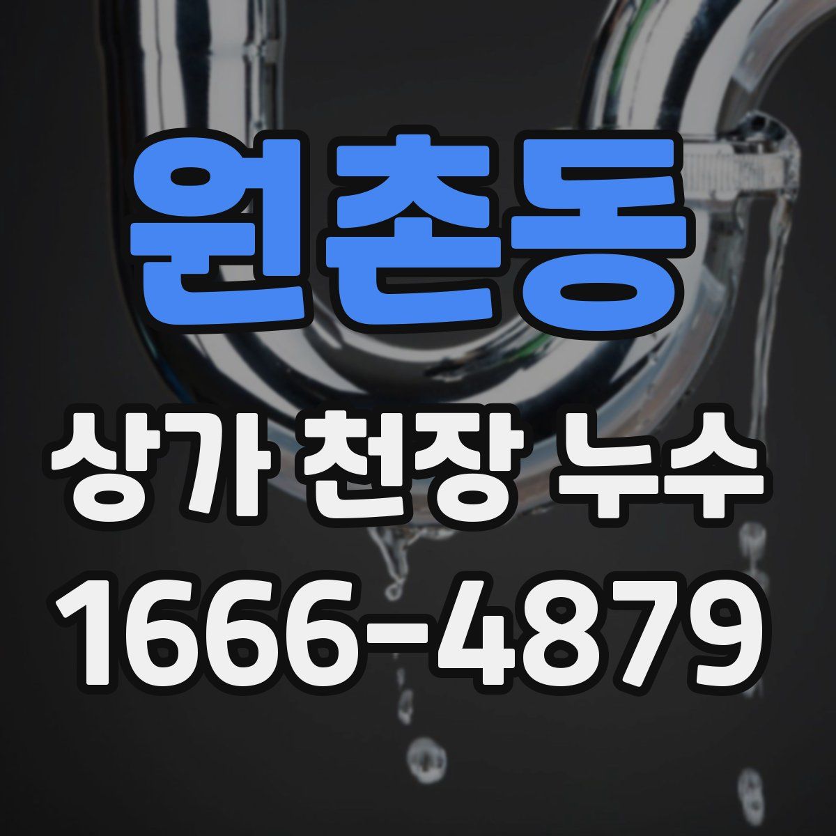 원촌동 상가 천장 누수