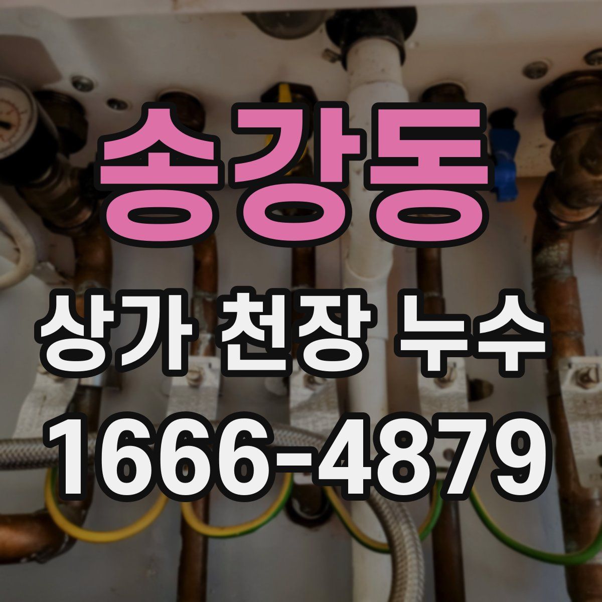송강동 상가 천장 누수
