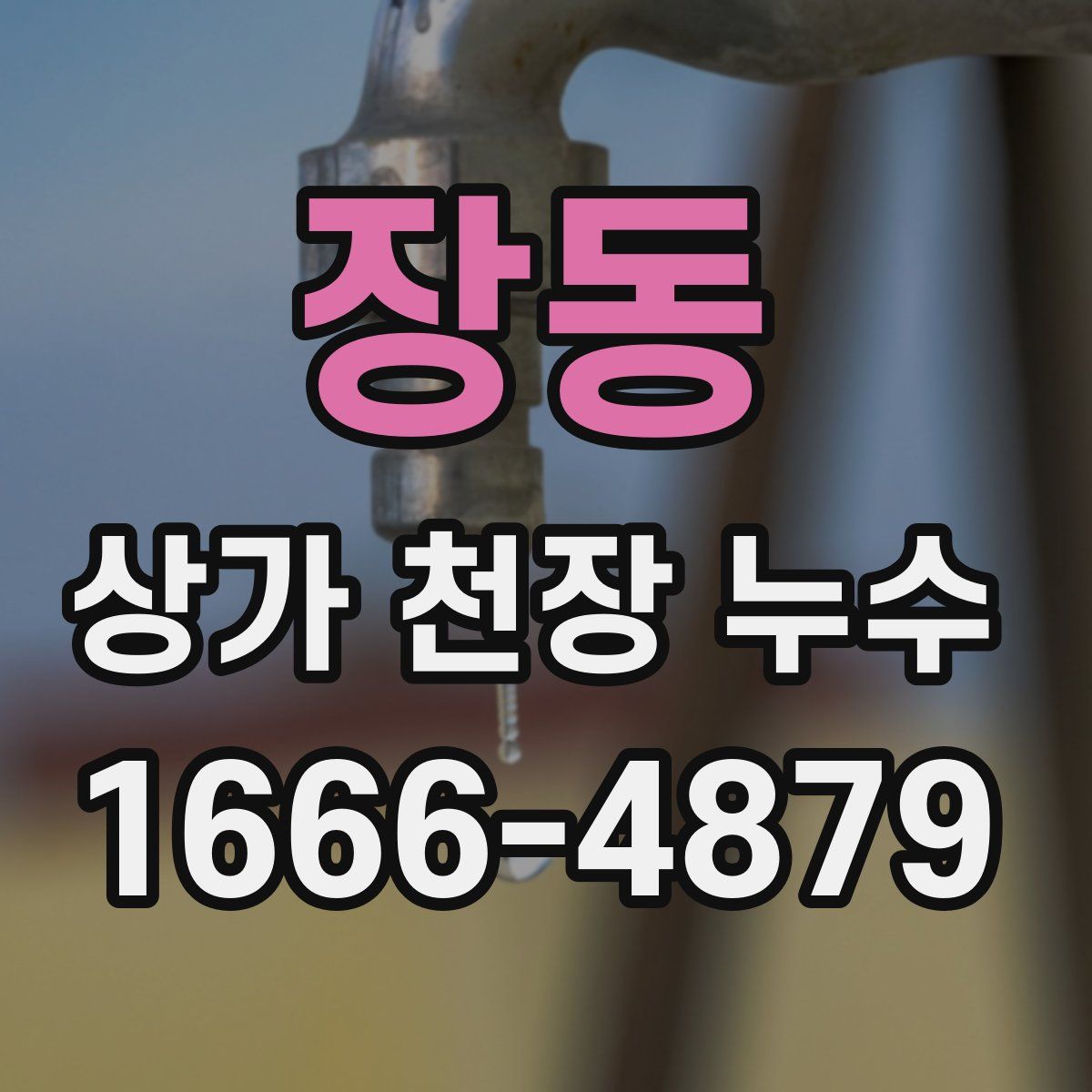 장동 상가 천장 누수