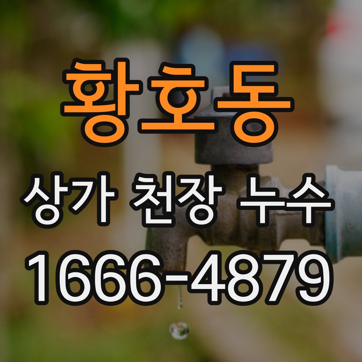 황호동 상가 천장 누수