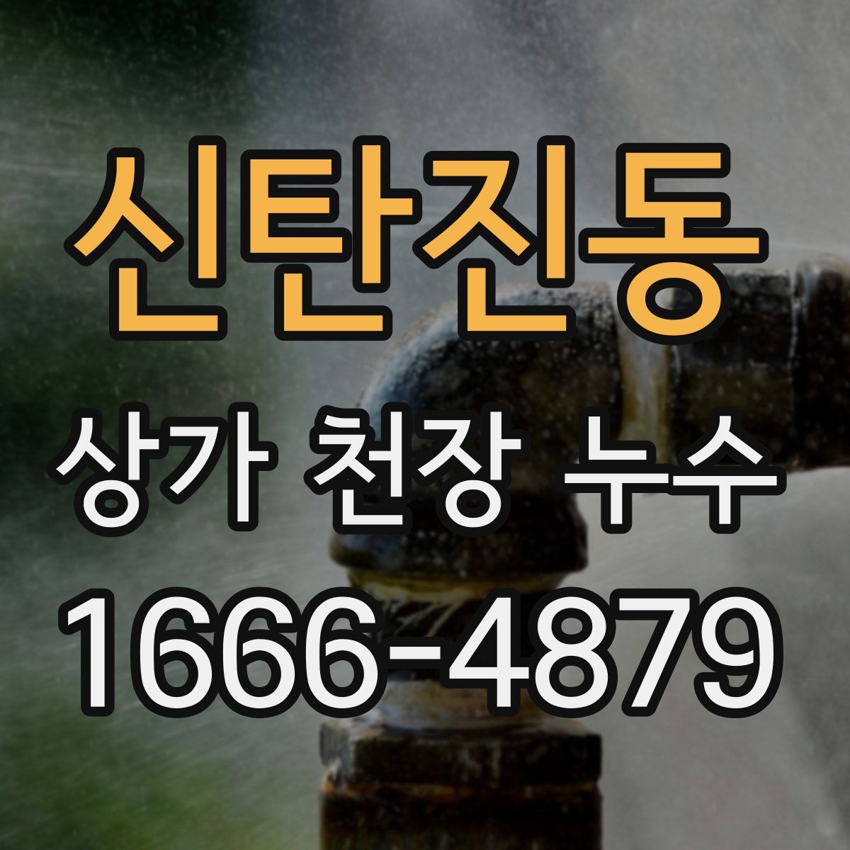 신탄진동 상가 천장 누수