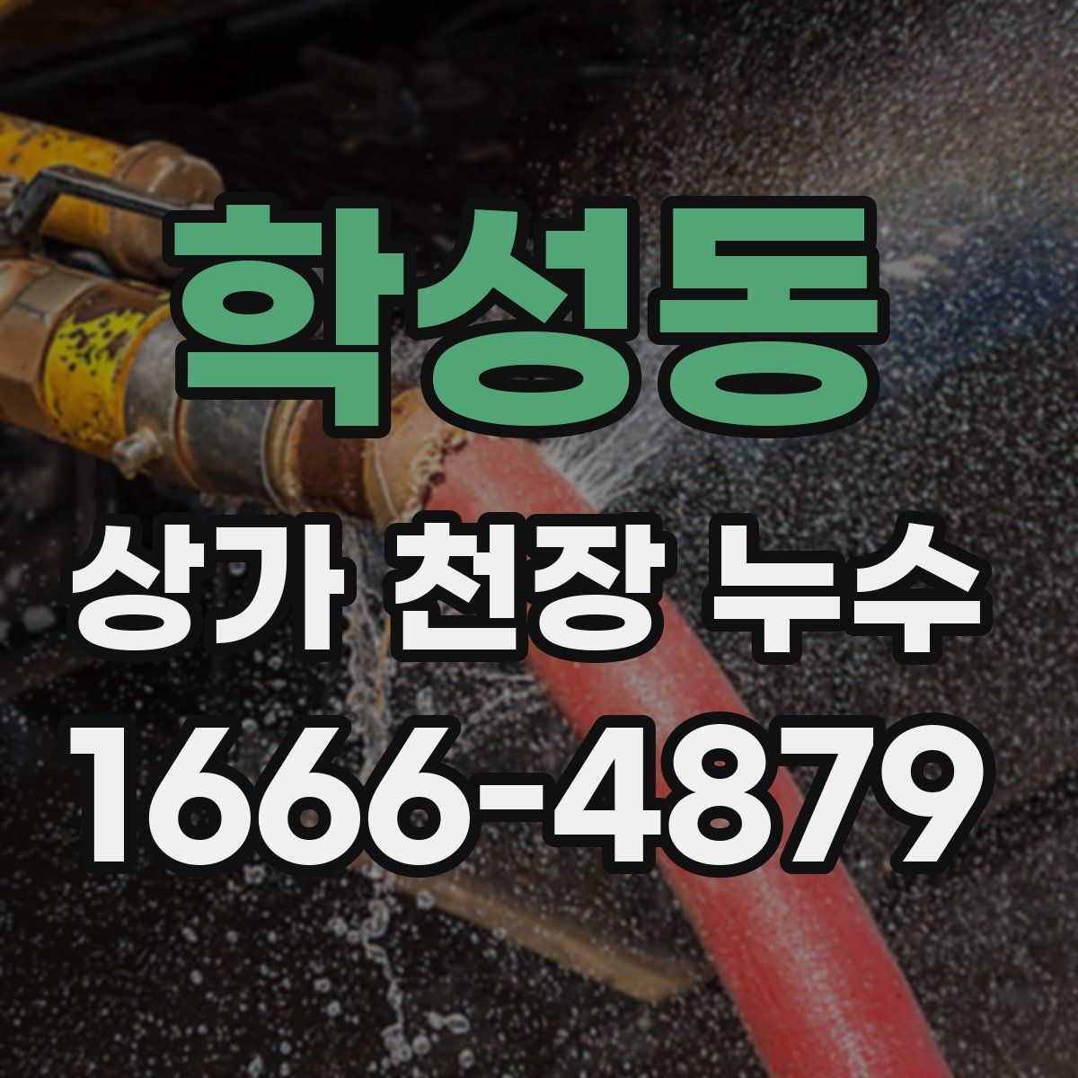 학성동 상가 천장 누수