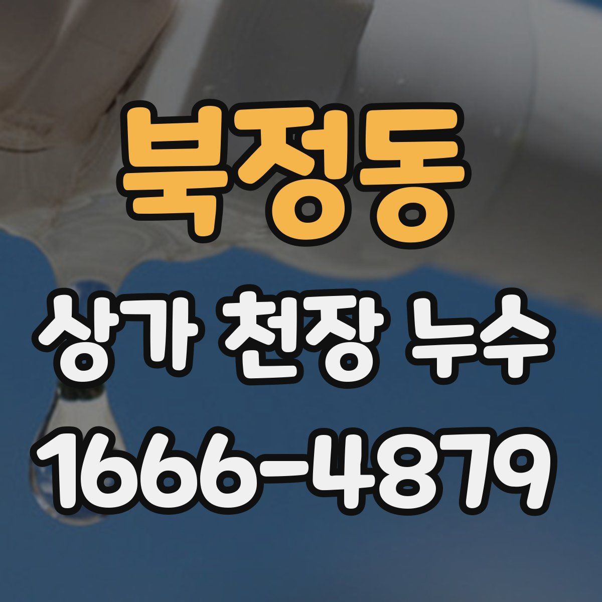 북정동 상가 천장 누수