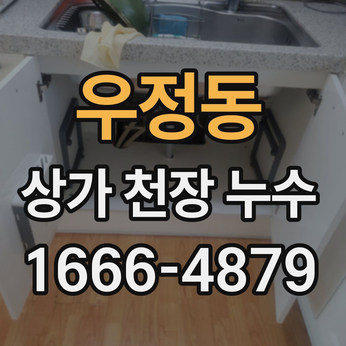 우정동 상가 천장 누수