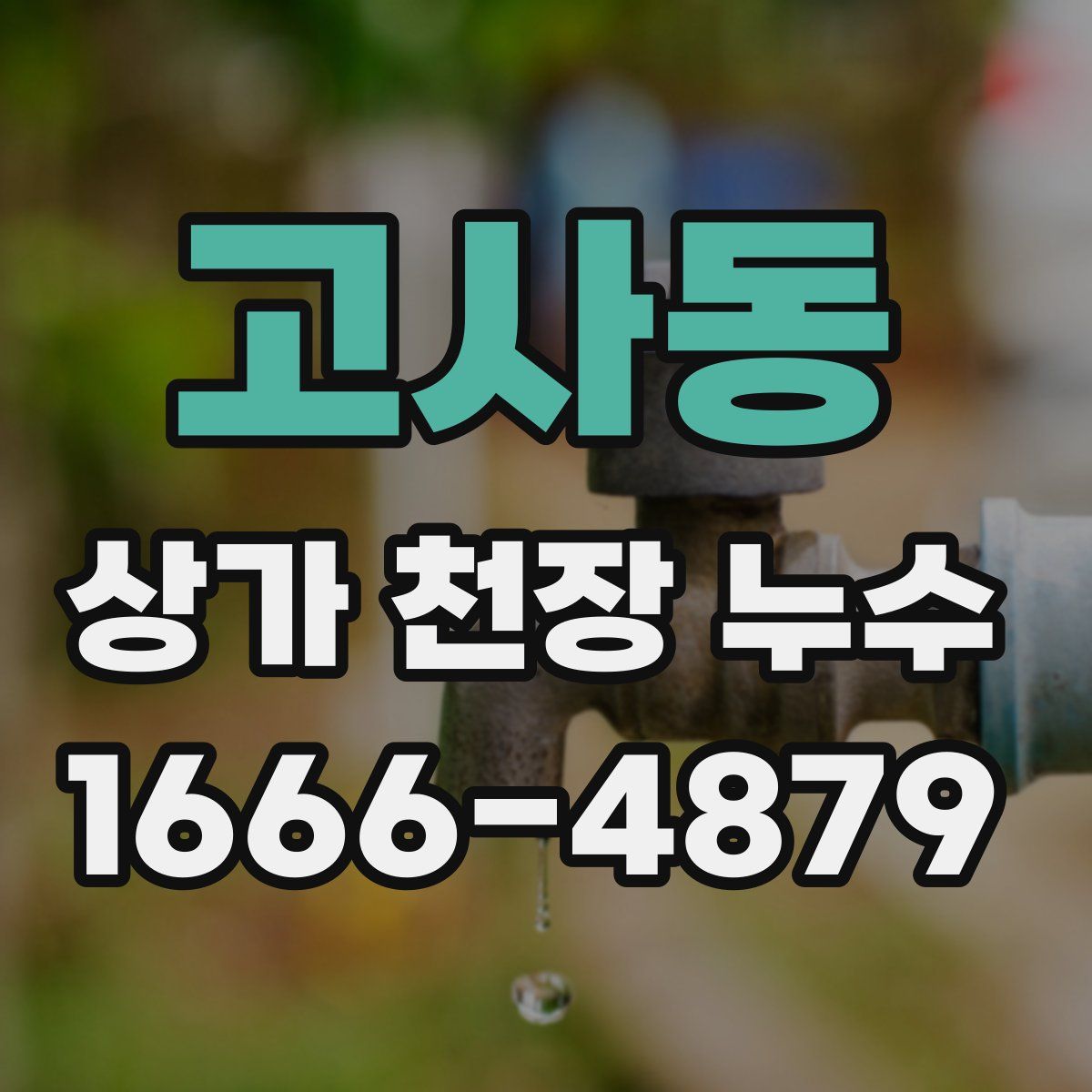 고사동 상가 천장 누수
