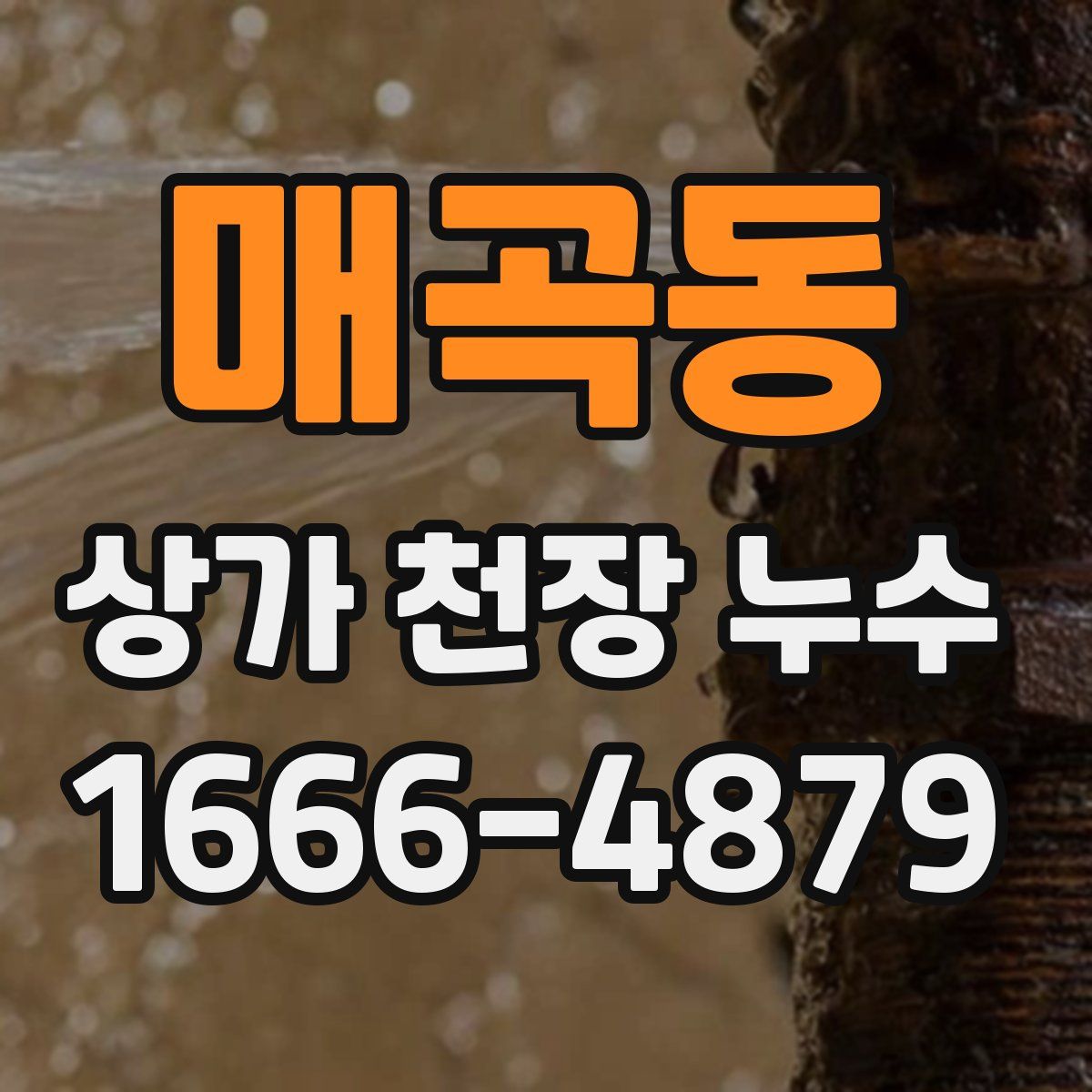 매곡동 상가 천장 누수