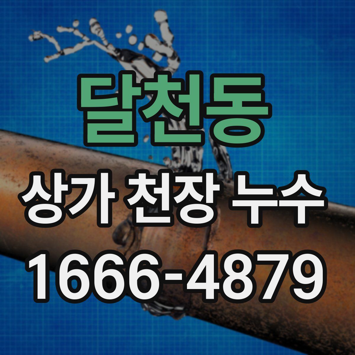 달천동 상가 천장 누수