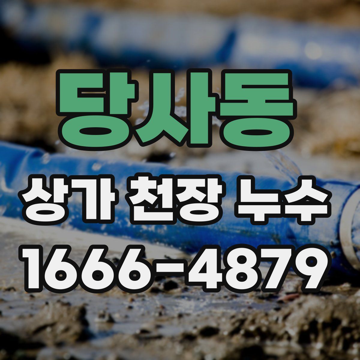 당사동 상가 천장 누수