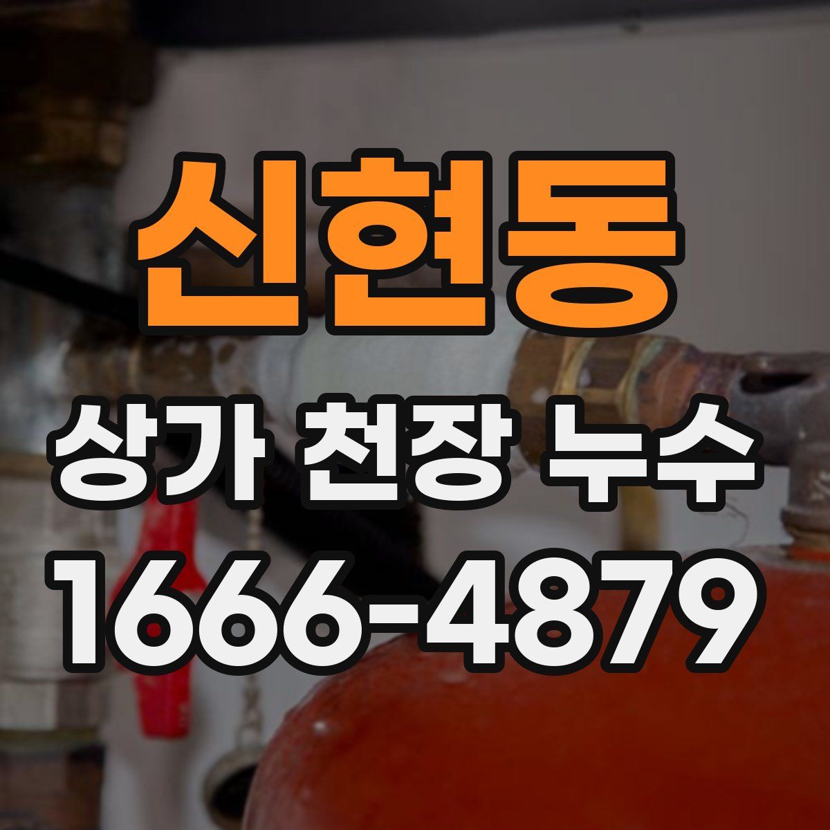 신현동 상가 천장 누수