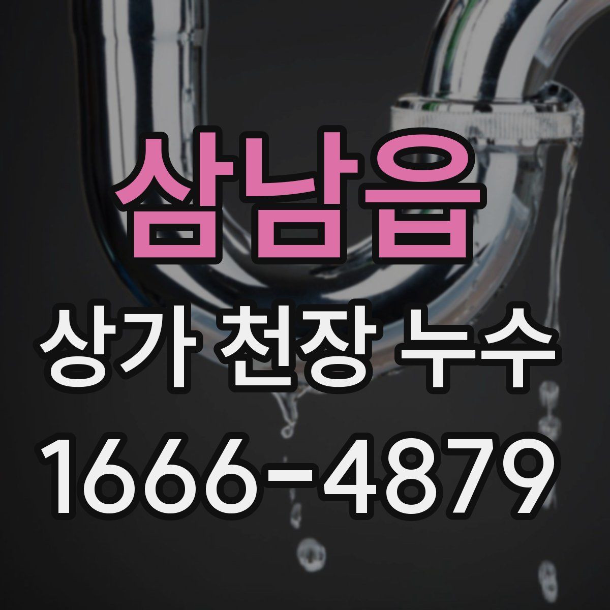 삼남읍 상가 천장 누수