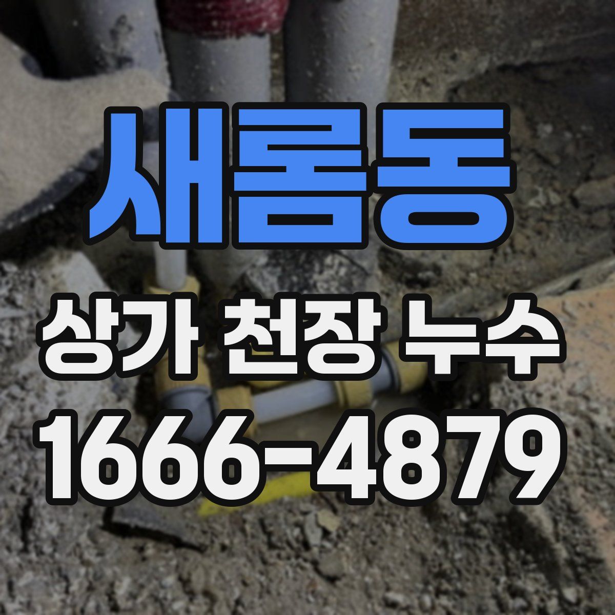 새롬동 상가 천장 누수