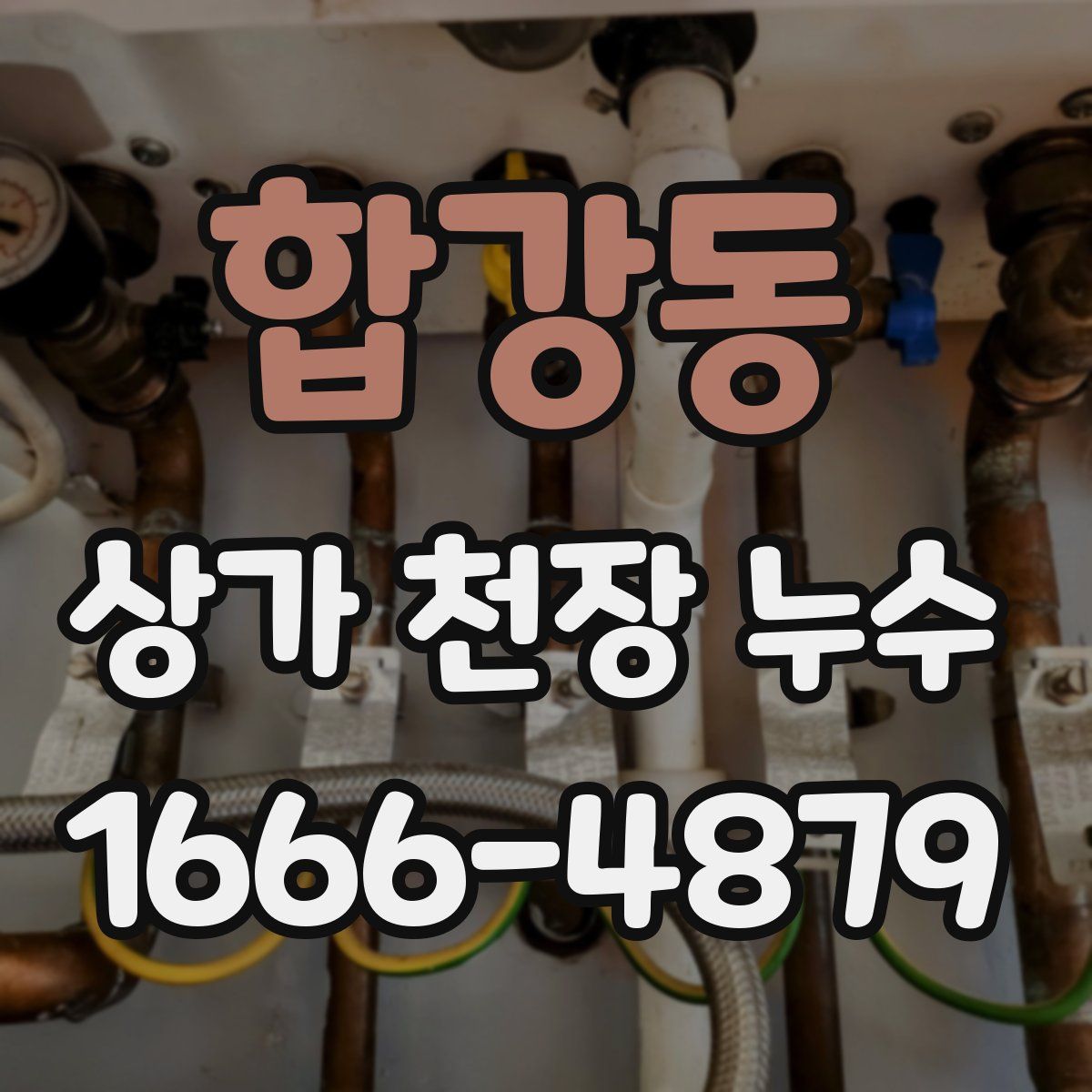 합강동 상가 천장 누수