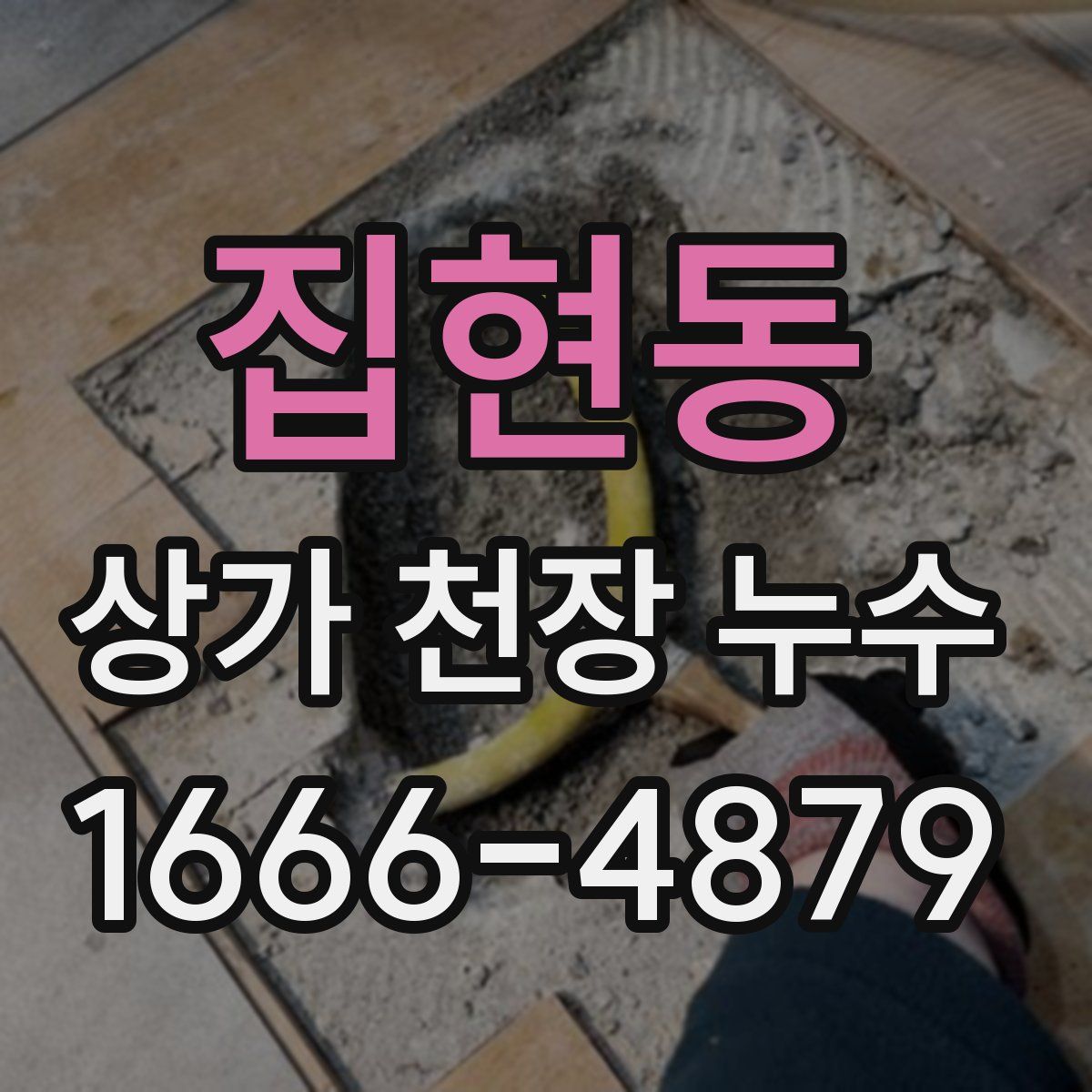 집현동 상가 천장 누수