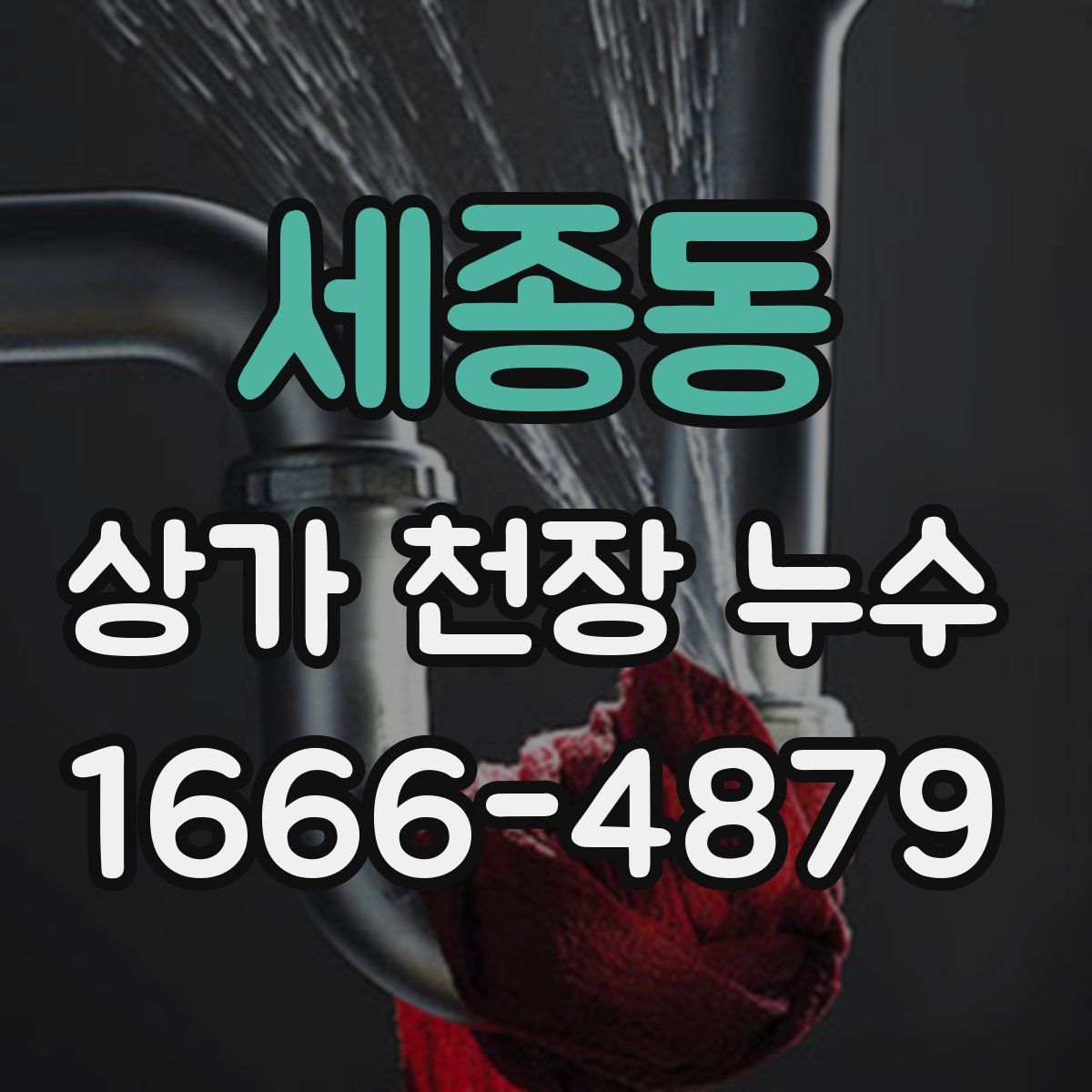 세종동 상가 천장 누수