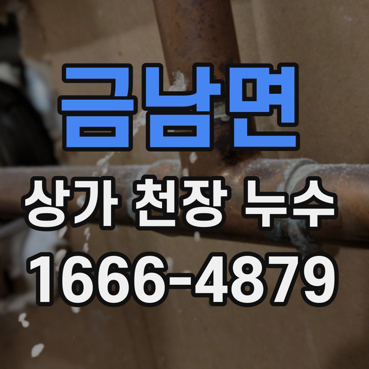 금남면 상가 천장 누수