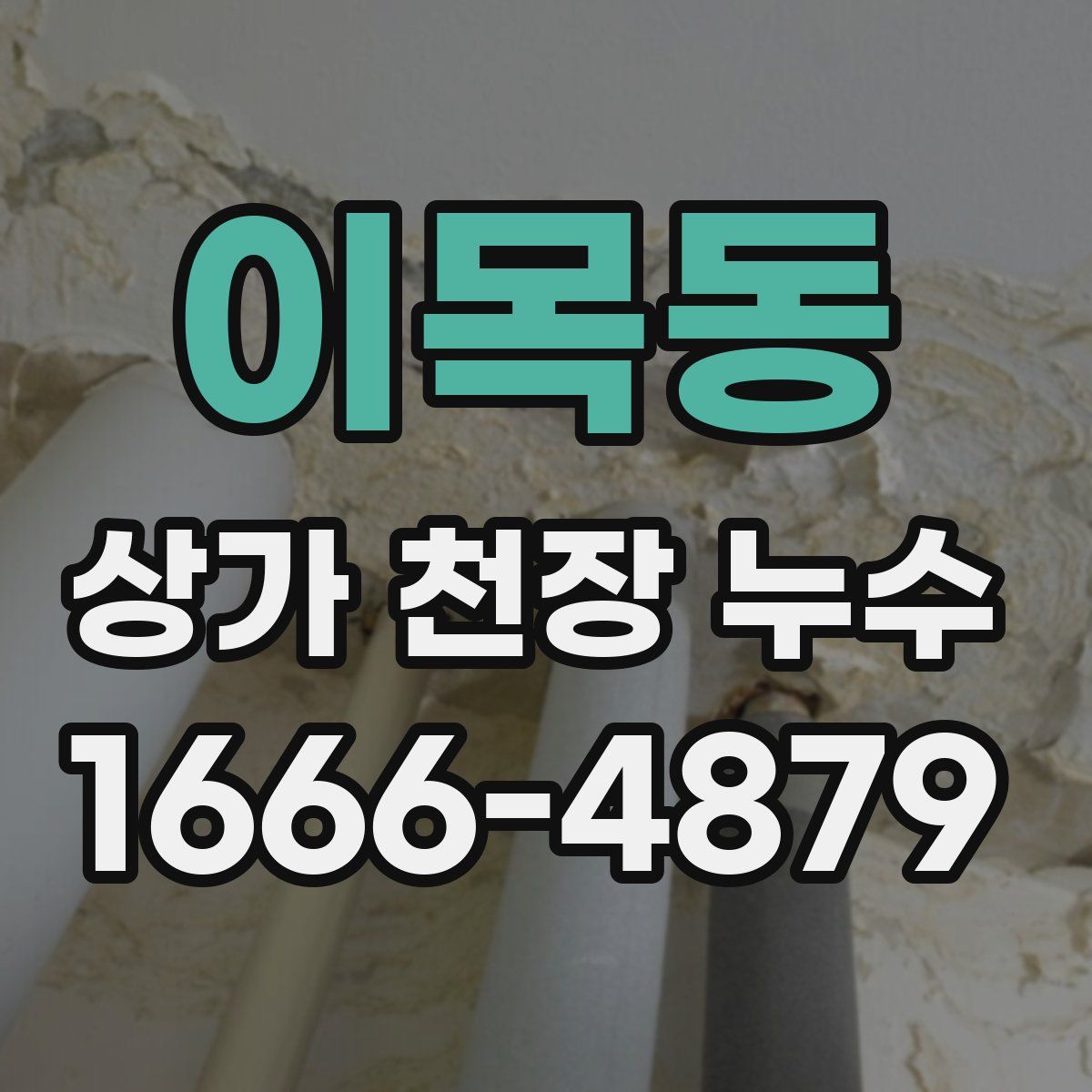 이목동 상가 천장 누수