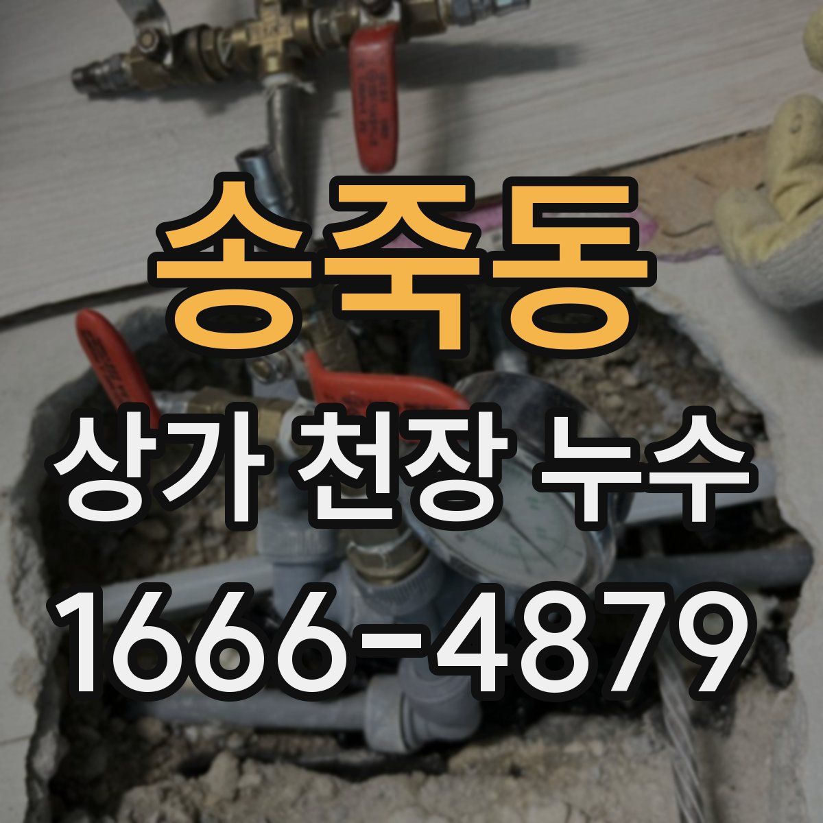 송죽동 상가 천장 누수