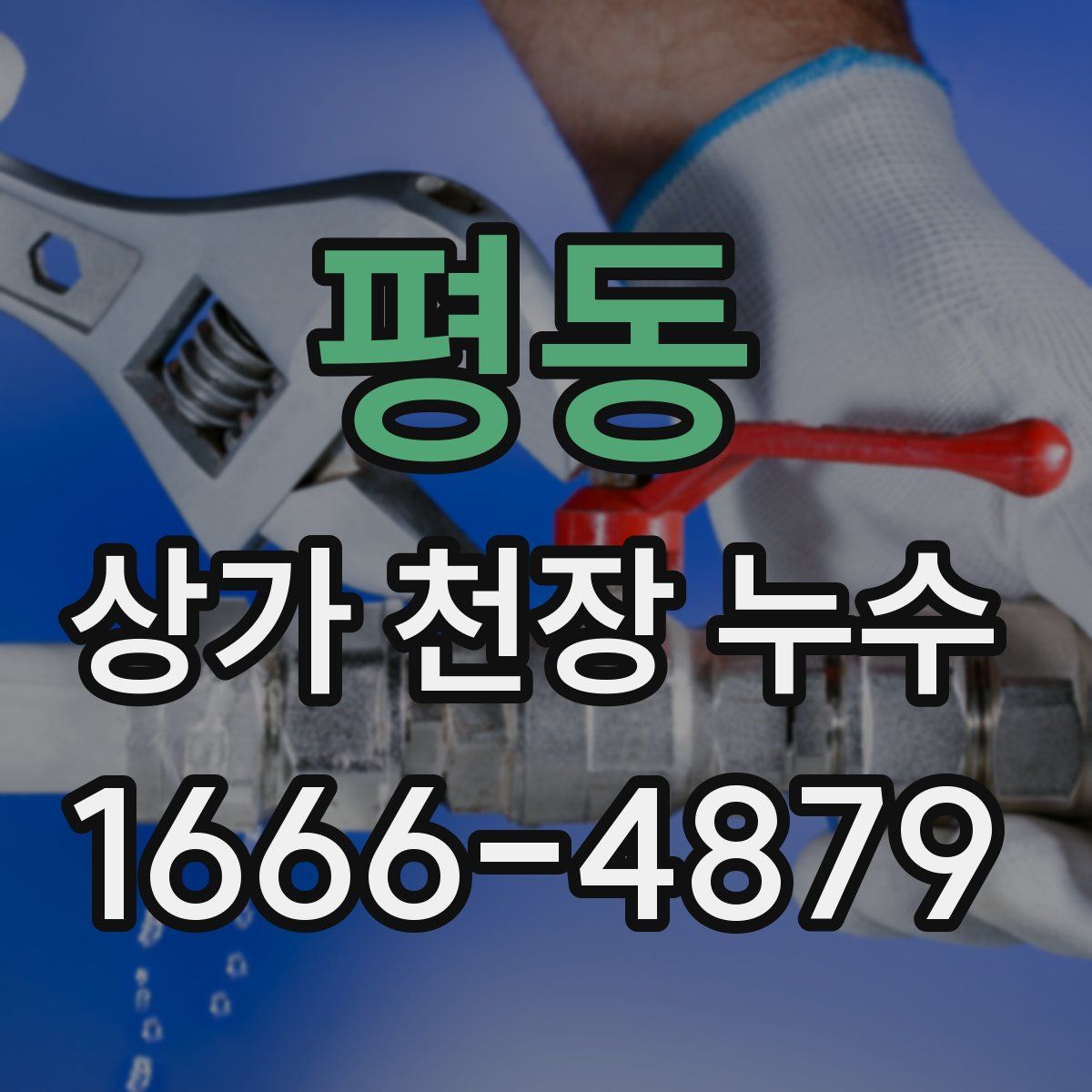 평동 상가 천장 누수