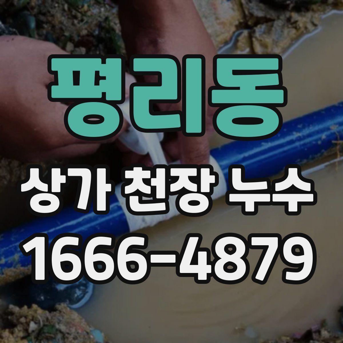 평리동 상가 천장 누수