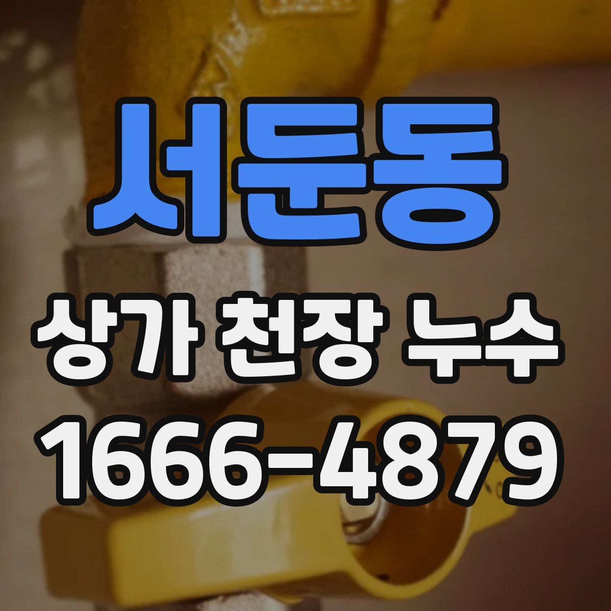 서둔동 상가 천장 누수