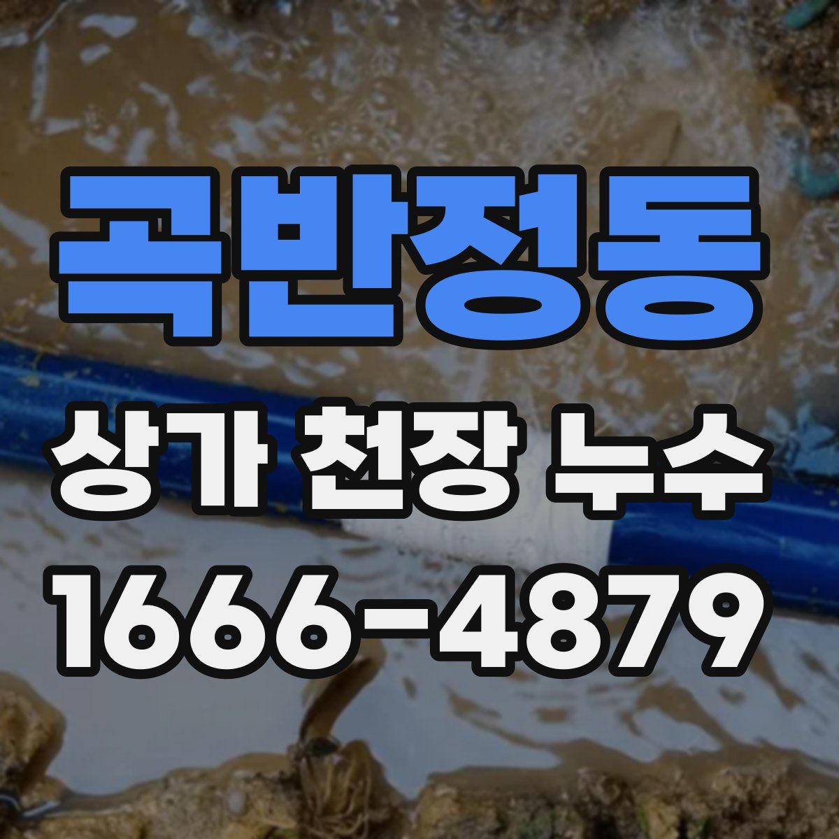 곡반정동 상가 천장 누수