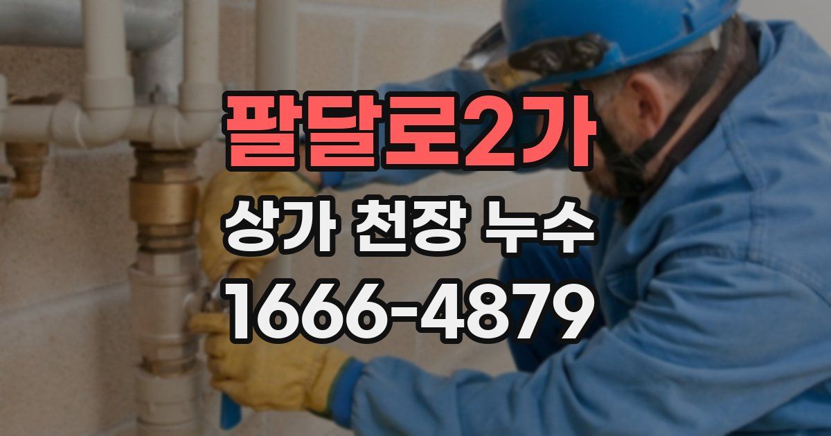 팔달로2가 상가 천장 누수