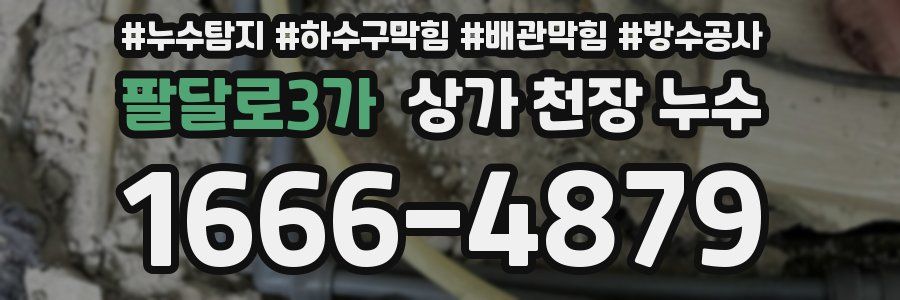팔달로3가 상가 천장 누수