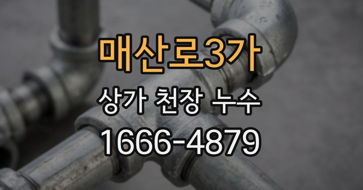 매산로3가 상가 천장 누수