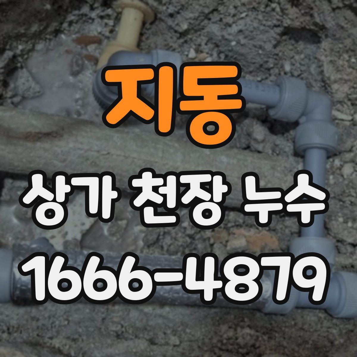 지동 상가 천장 누수