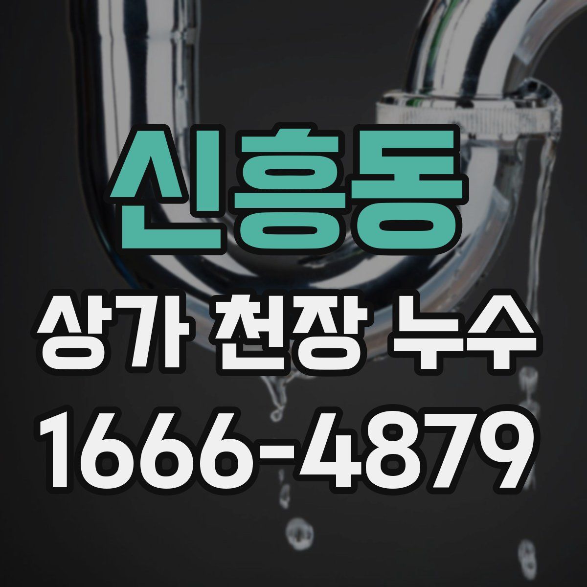 신흥동 상가 천장 누수