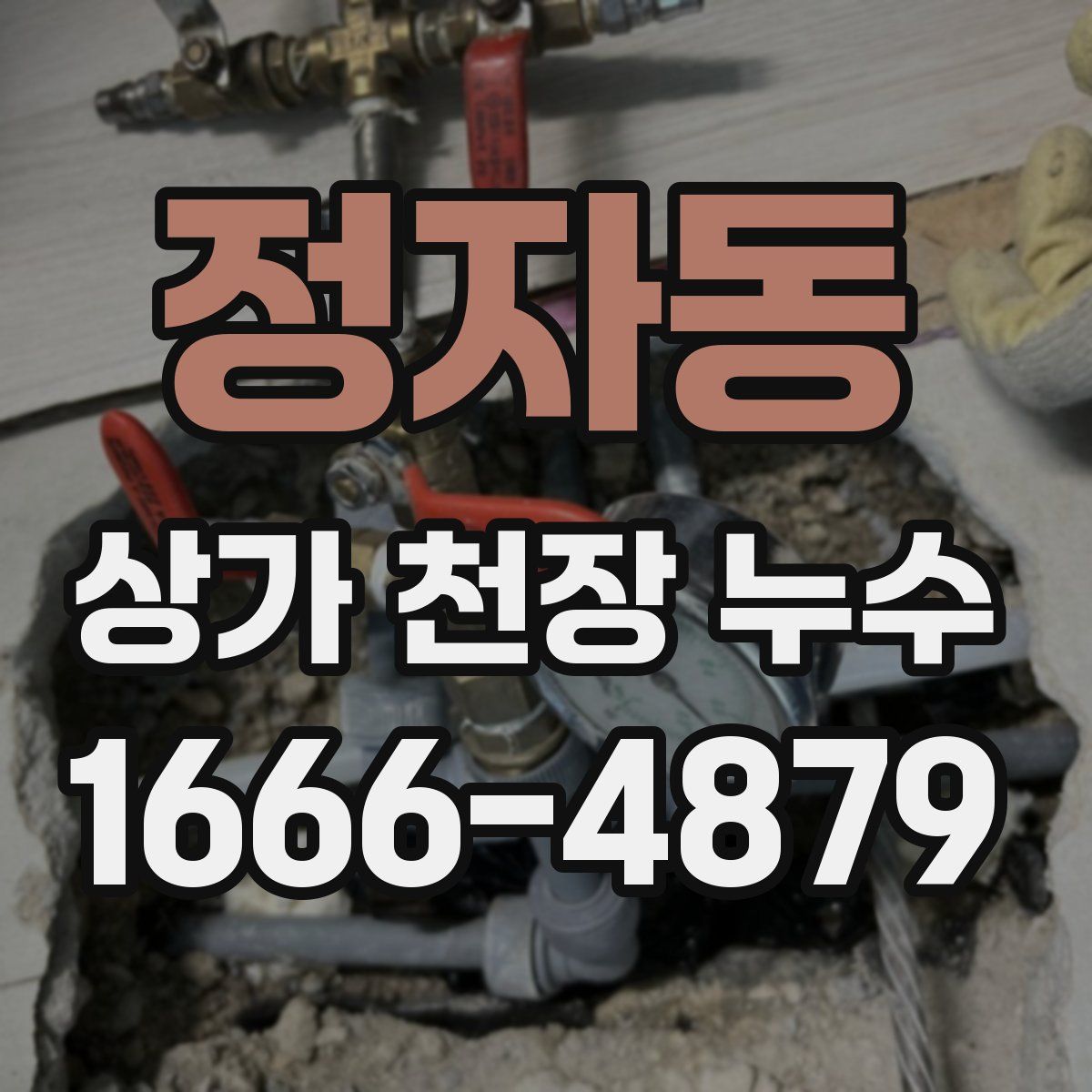 정자동 상가 천장 누수
