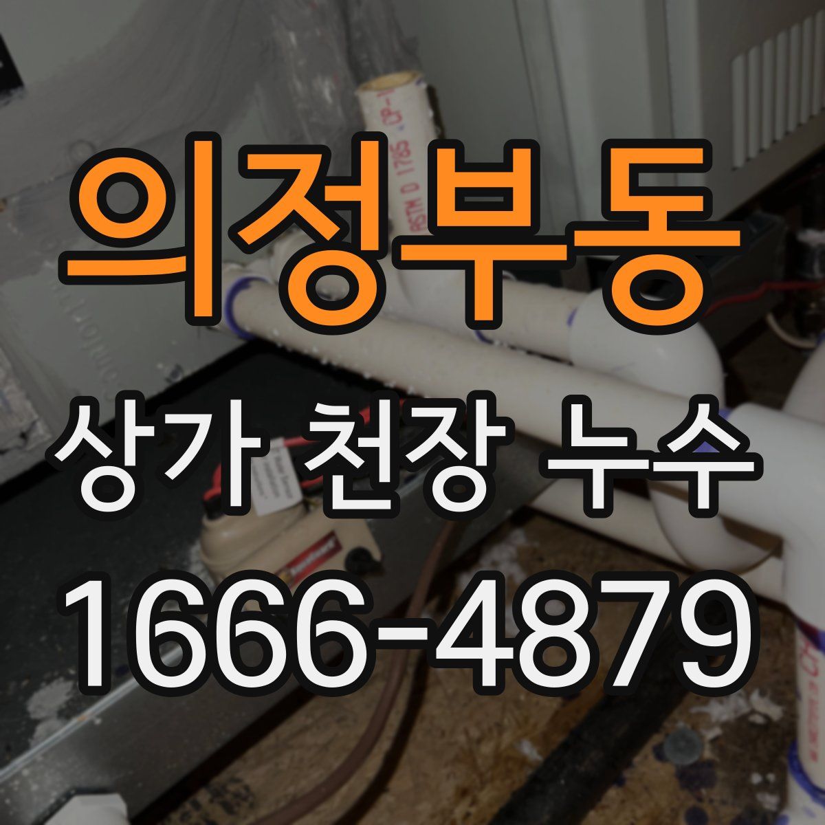 의정부동 상가 천장 누수
