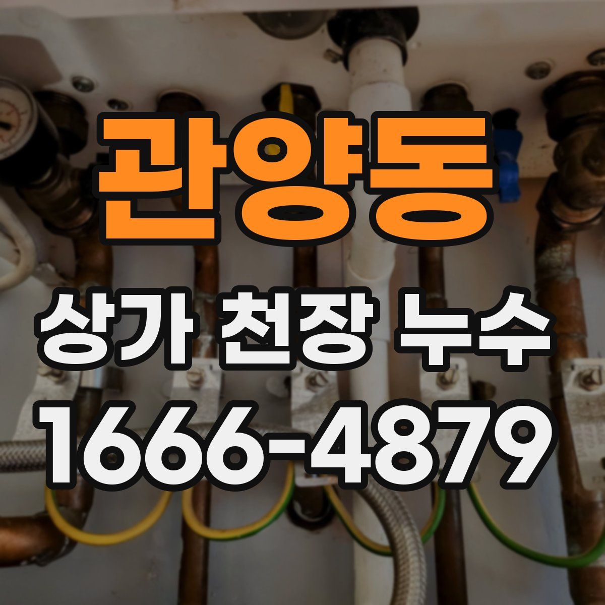 관양동 상가 천장 누수