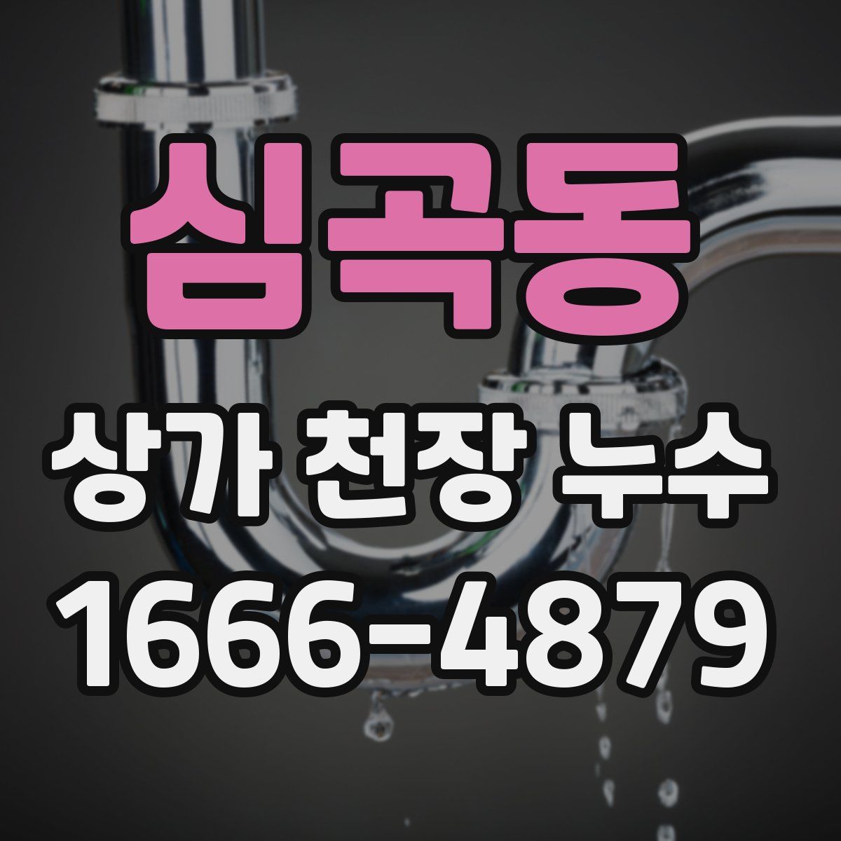 심곡동 상가 천장 누수