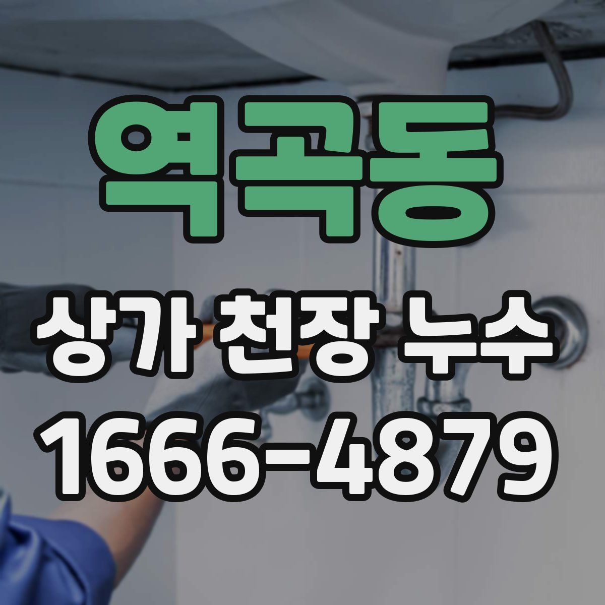 역곡동 상가 천장 누수