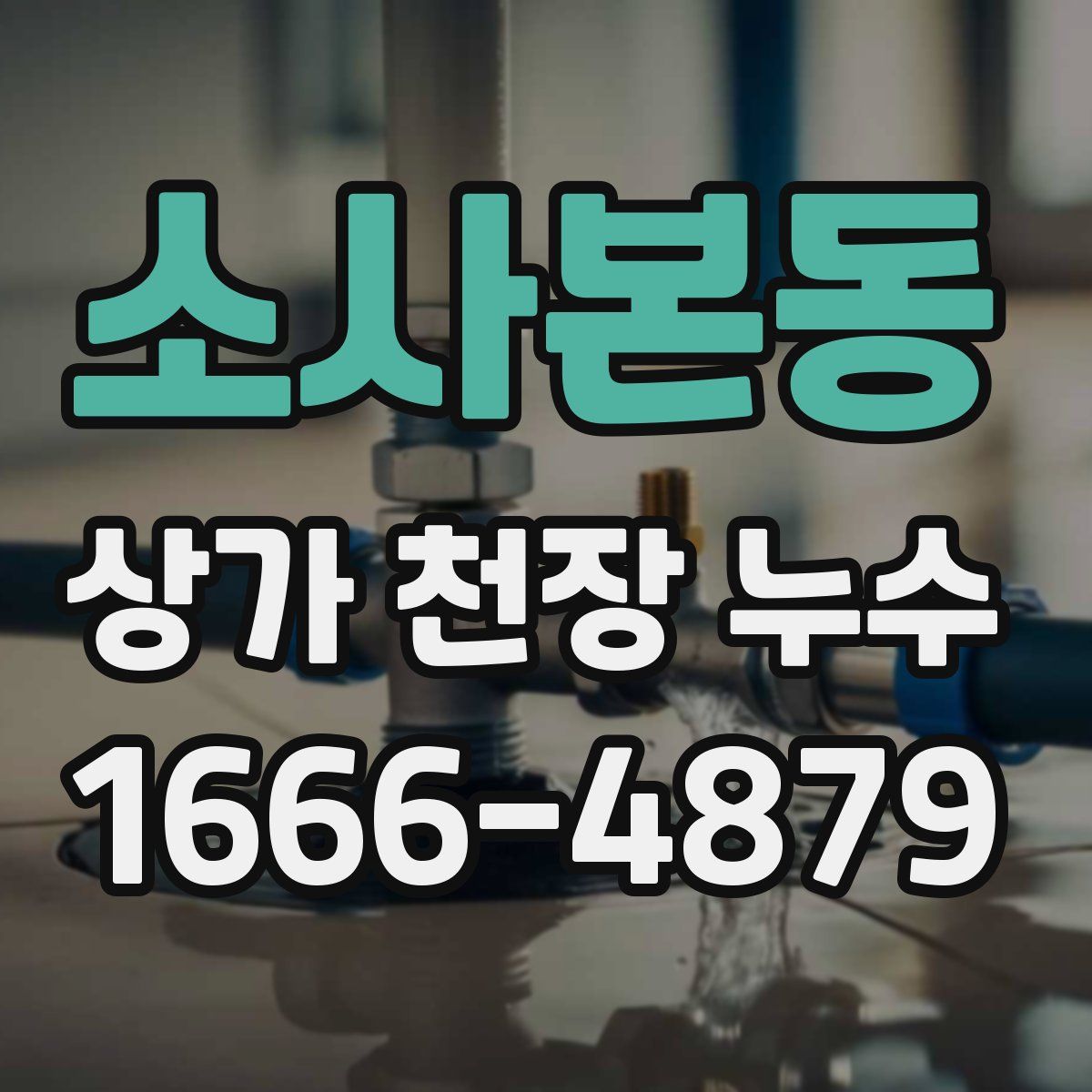 소사본동 상가 천장 누수
