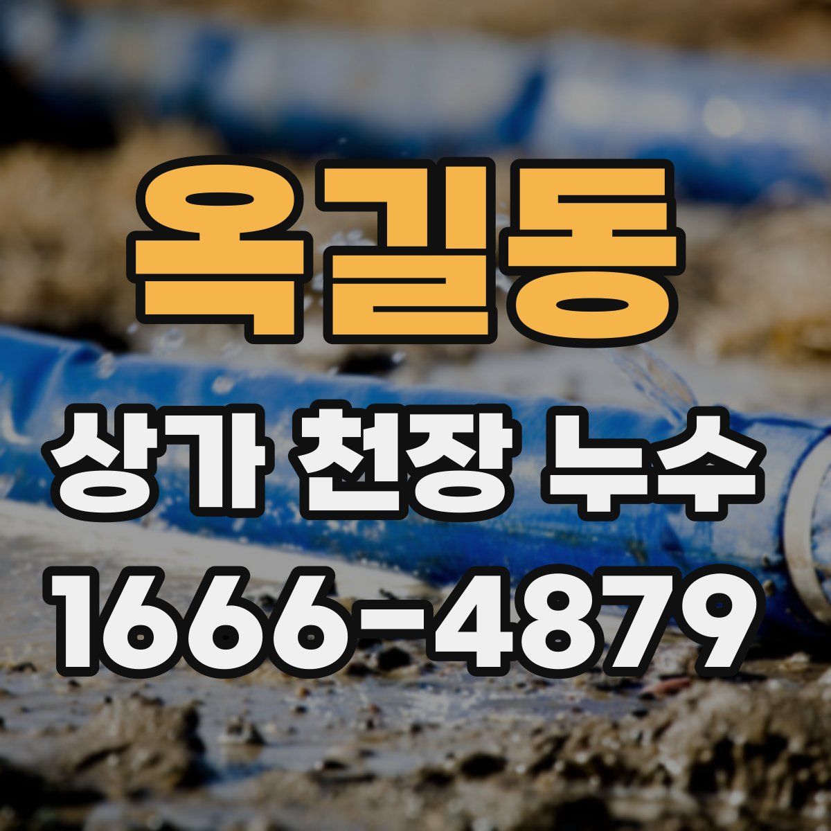 옥길동 상가 천장 누수