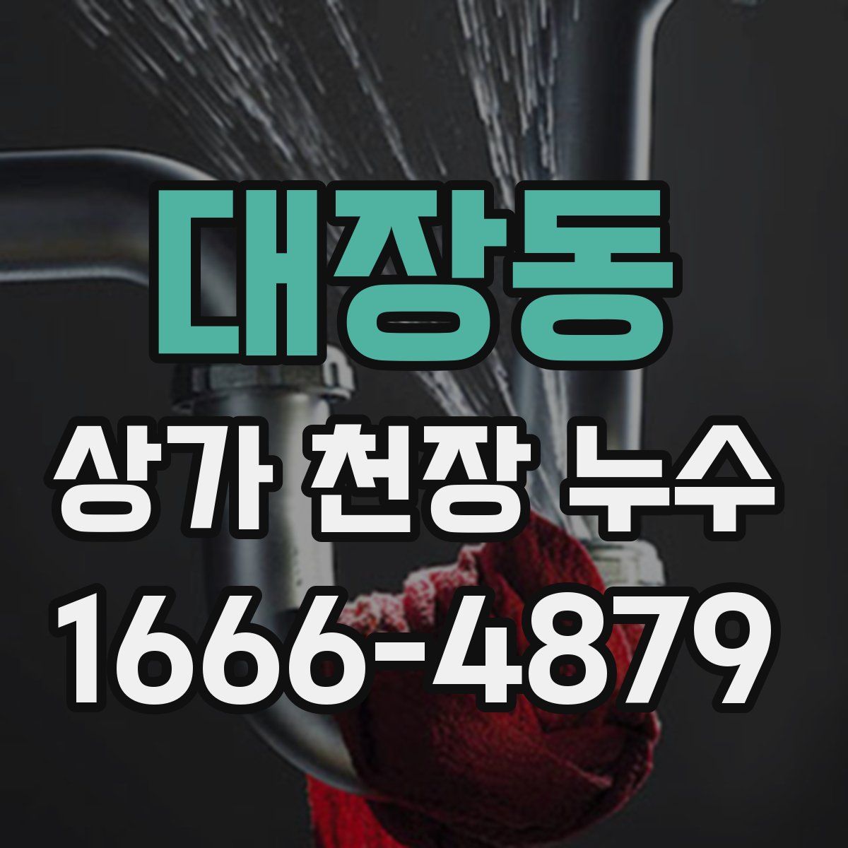 대장동 상가 천장 누수