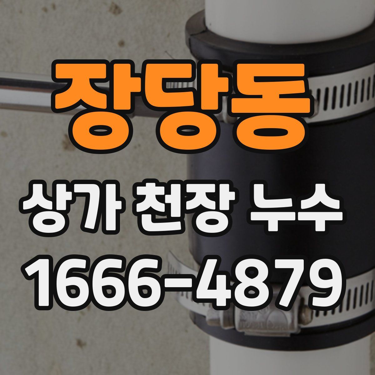 장당동 상가 천장 누수