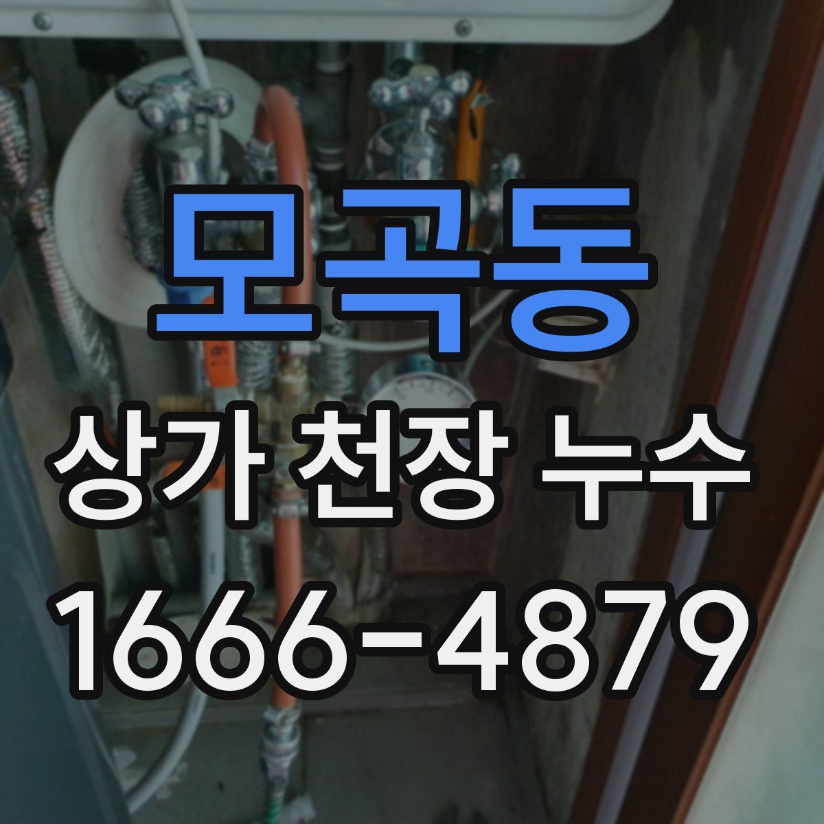 모곡동 상가 천장 누수
