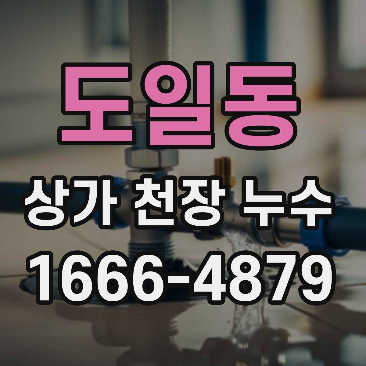 도일동 상가 천장 누수