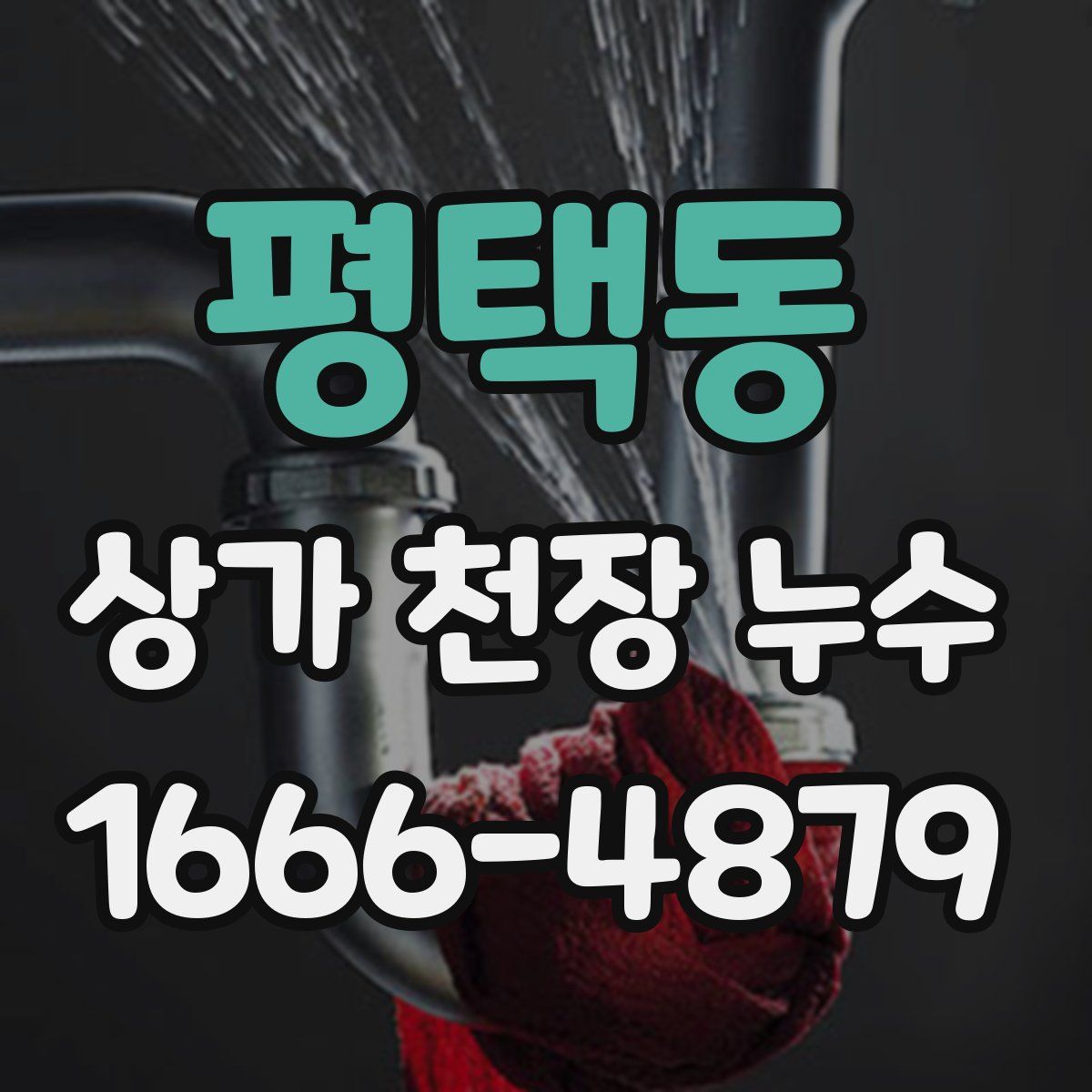 평택동 상가 천장 누수