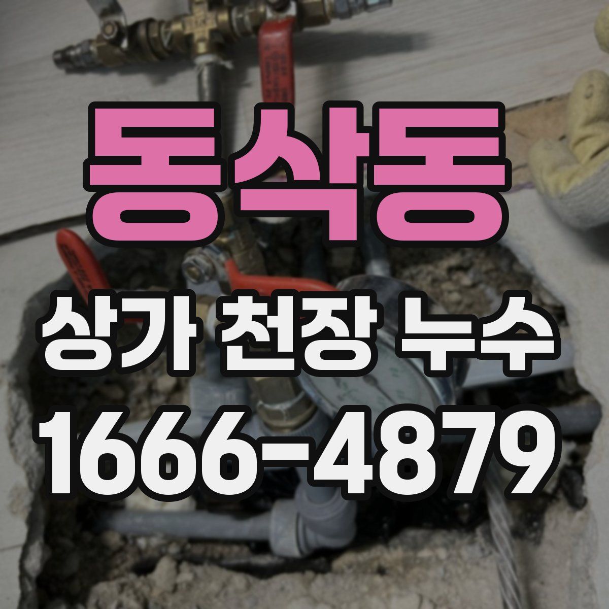 동삭동 상가 천장 누수